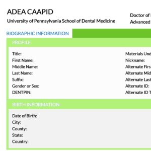 CAAPID application preparation