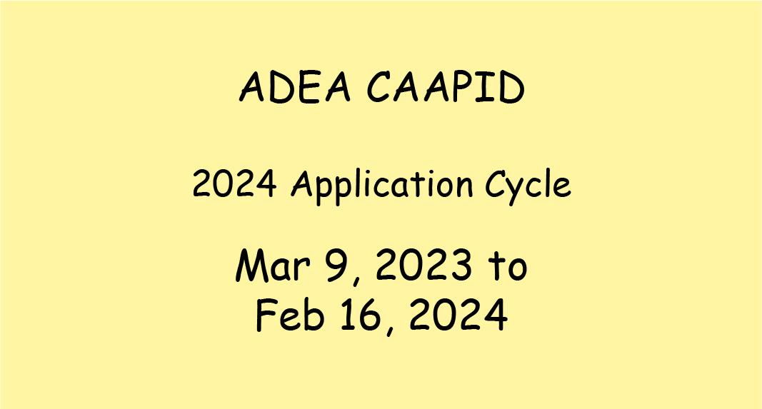 ADEA CAAPID Directory 20232024 ApplyGround